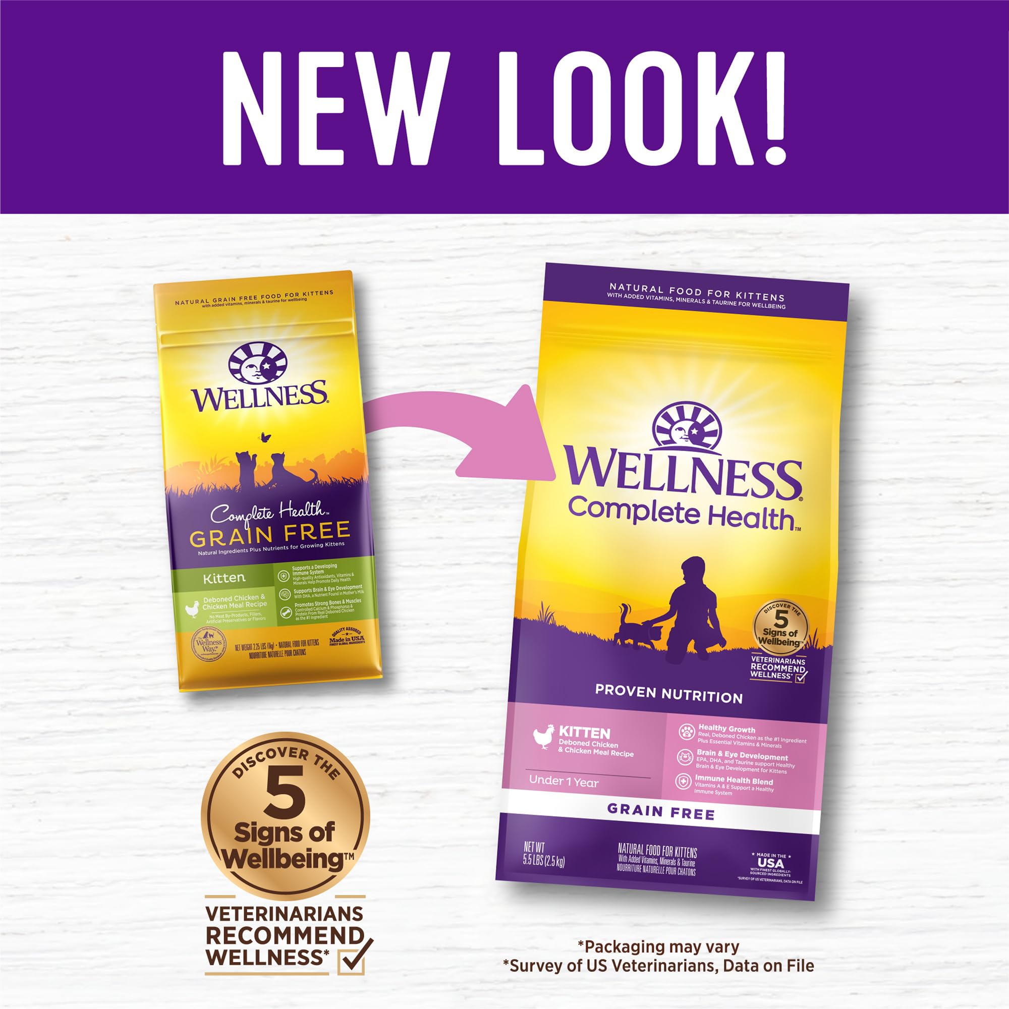 Wellness chaton sans-grains - ingrédients naturels favorisant une digestion légère.