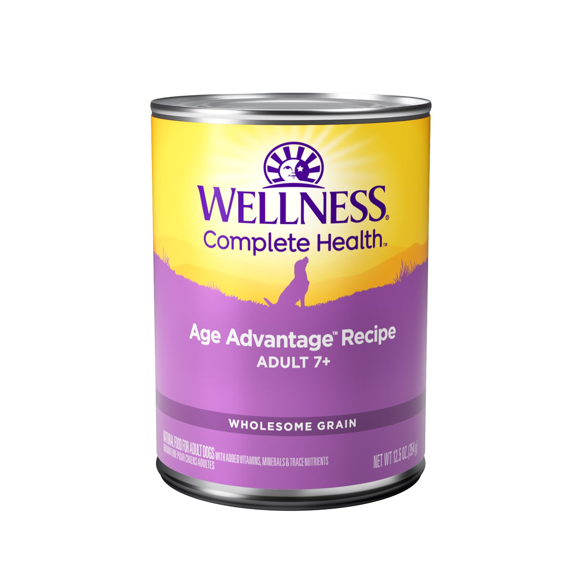 Wellness Complete Health: boîte de pâté poulet et patate douce, texture onctueuse pour favoriser l'appétit.