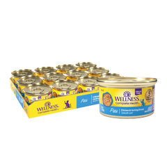 Wellness Complete Health Chat Adulte — pâté en boîtes 24, protéiné et hydratant.