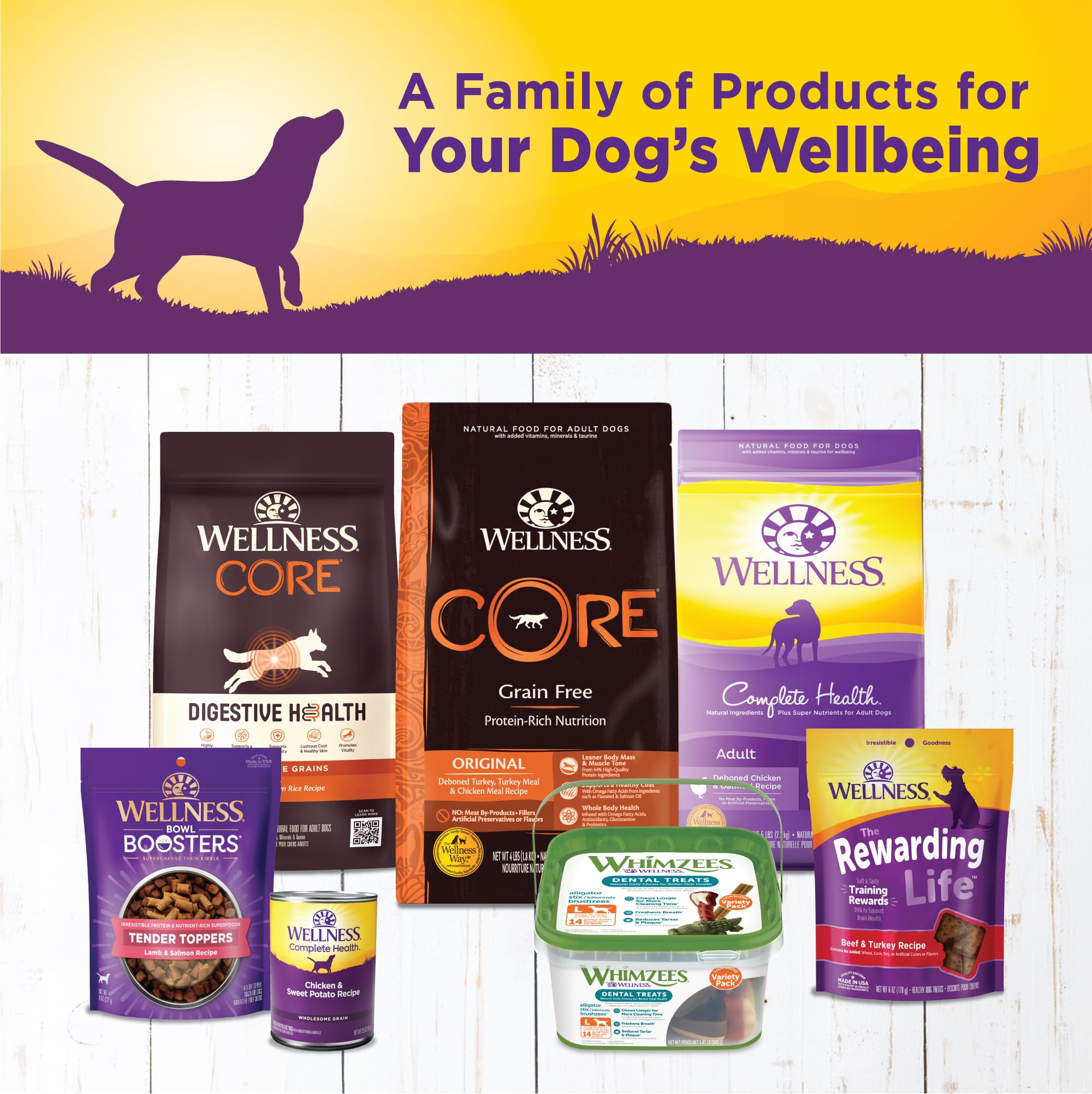 Pack de 12 boites Wellness Complete Health, pratique et équilibré.