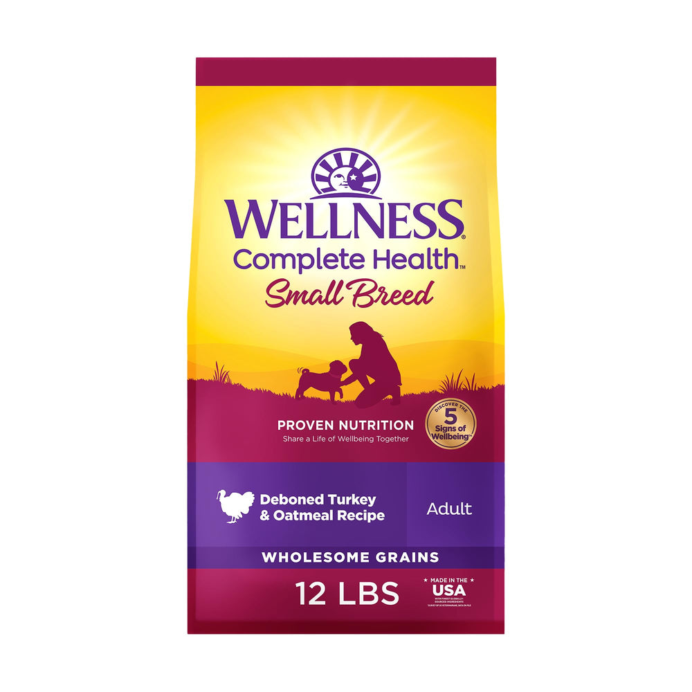 Wellness Complete Health – sac 12 lb pour petit chien, nutrition pratique et complète.