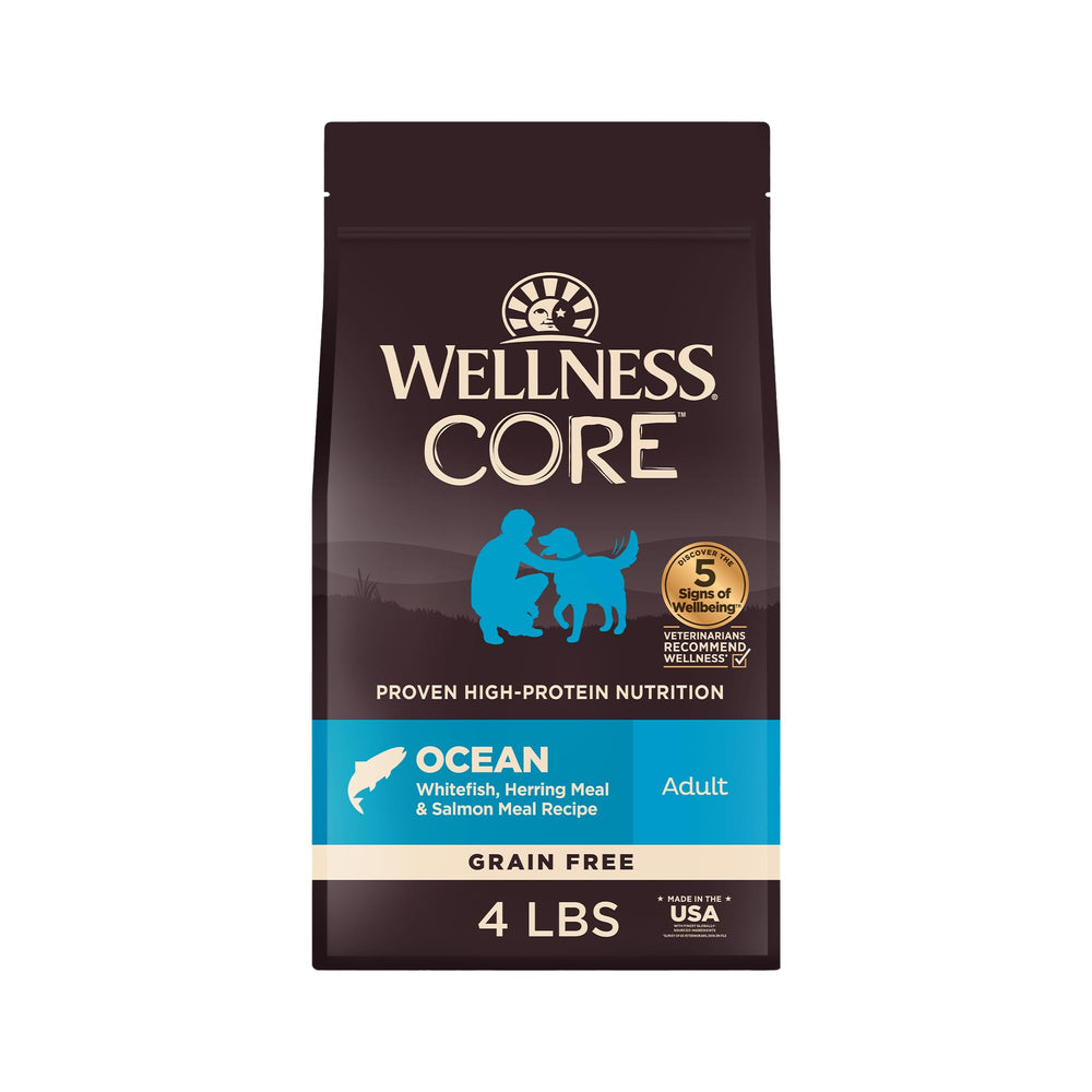 Wellness CORE croquettes poisson sans poulet pour chien adulte, sac 1,8 kg