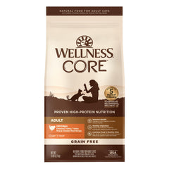 Wellness CORE - sac sans céréales pour chat adulte, énergie soutenue.