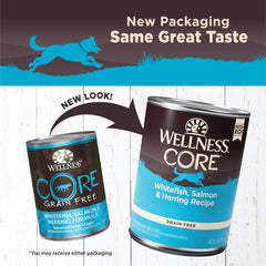 Wellness CORE conserve texture crèmeuse saumon, goût délicat et sain.