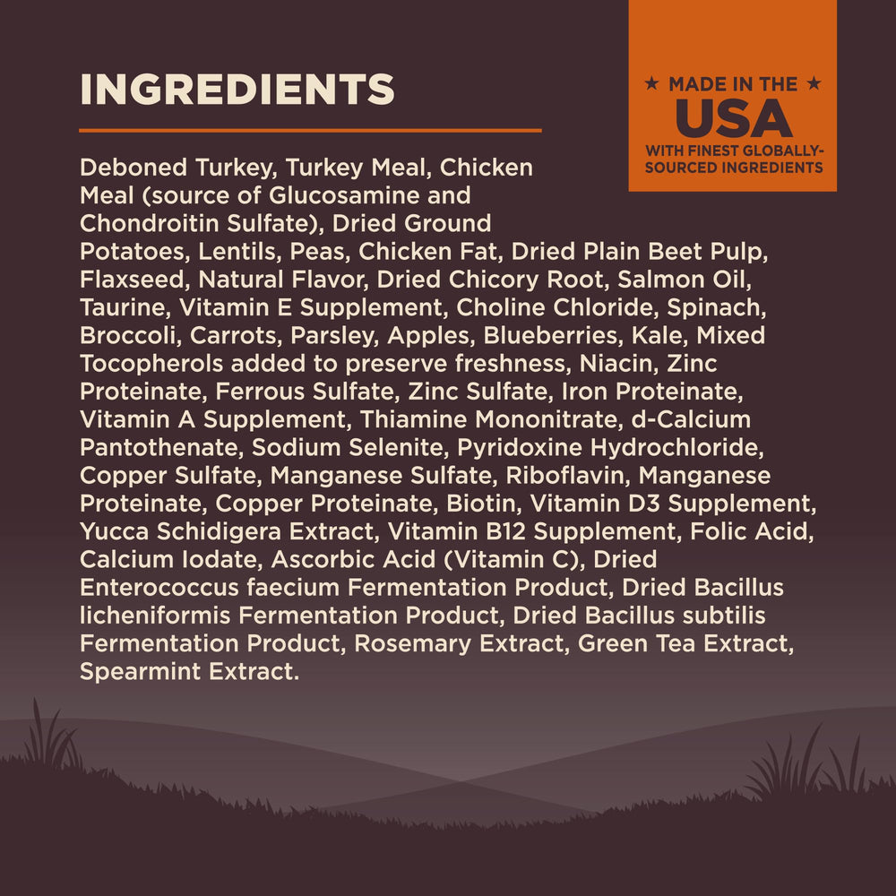 Wellness CORE croquettes fabriquées aux États‑Unis, ingrédients naturels.