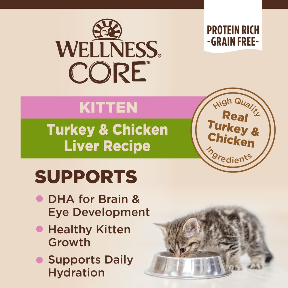 Hydratation accrue avec Wellness Core pâte humide pour chaton