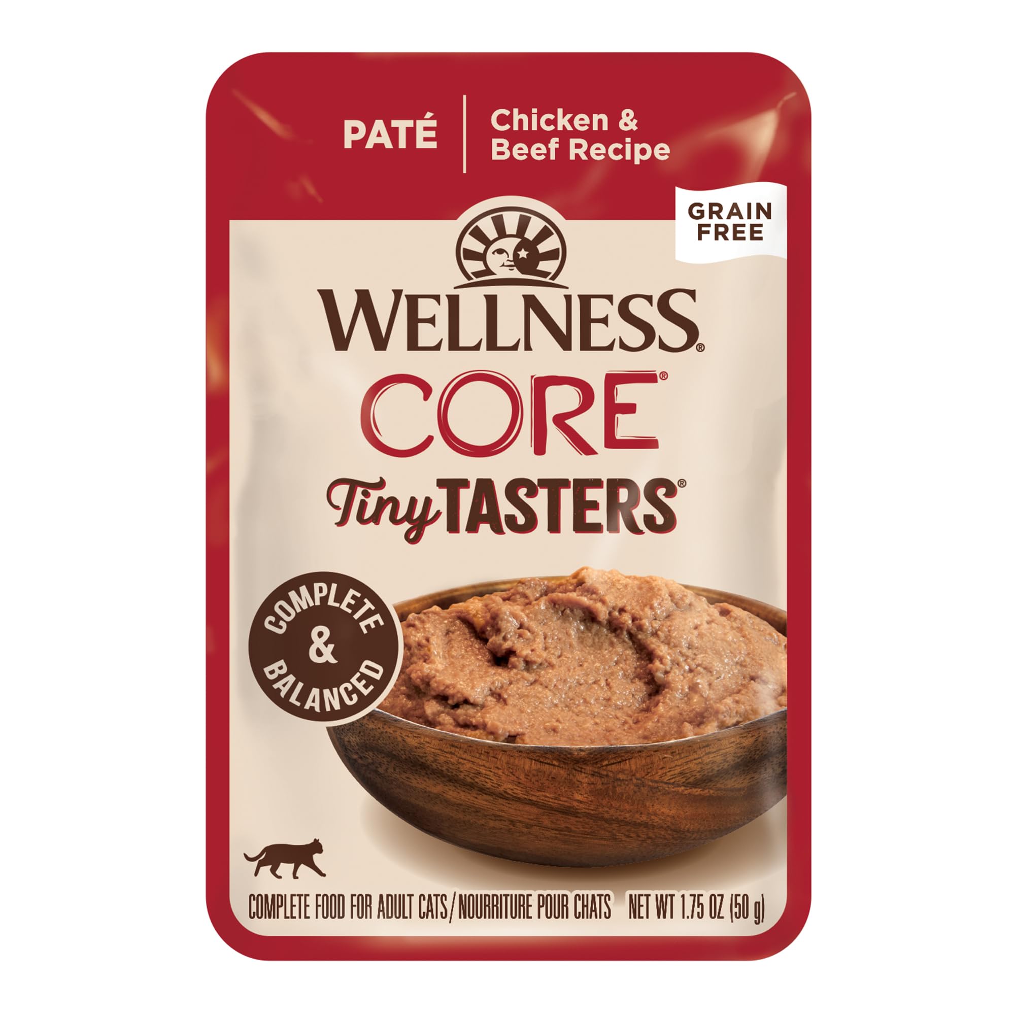 Wellness CORE Mini-Douceurs pâté chat adulte — pâte lisse et appétissante pour l'appétit.