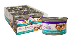 Wellness CORE: boîte humide thon et crevettes, portions pratiques pour chat, texture fraîche.