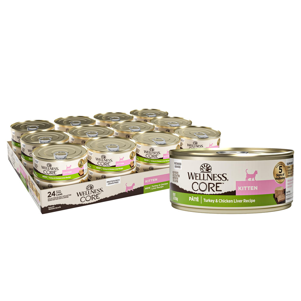 Wellness Core Pâté chaton poulet et foie, texture lisse et appétente