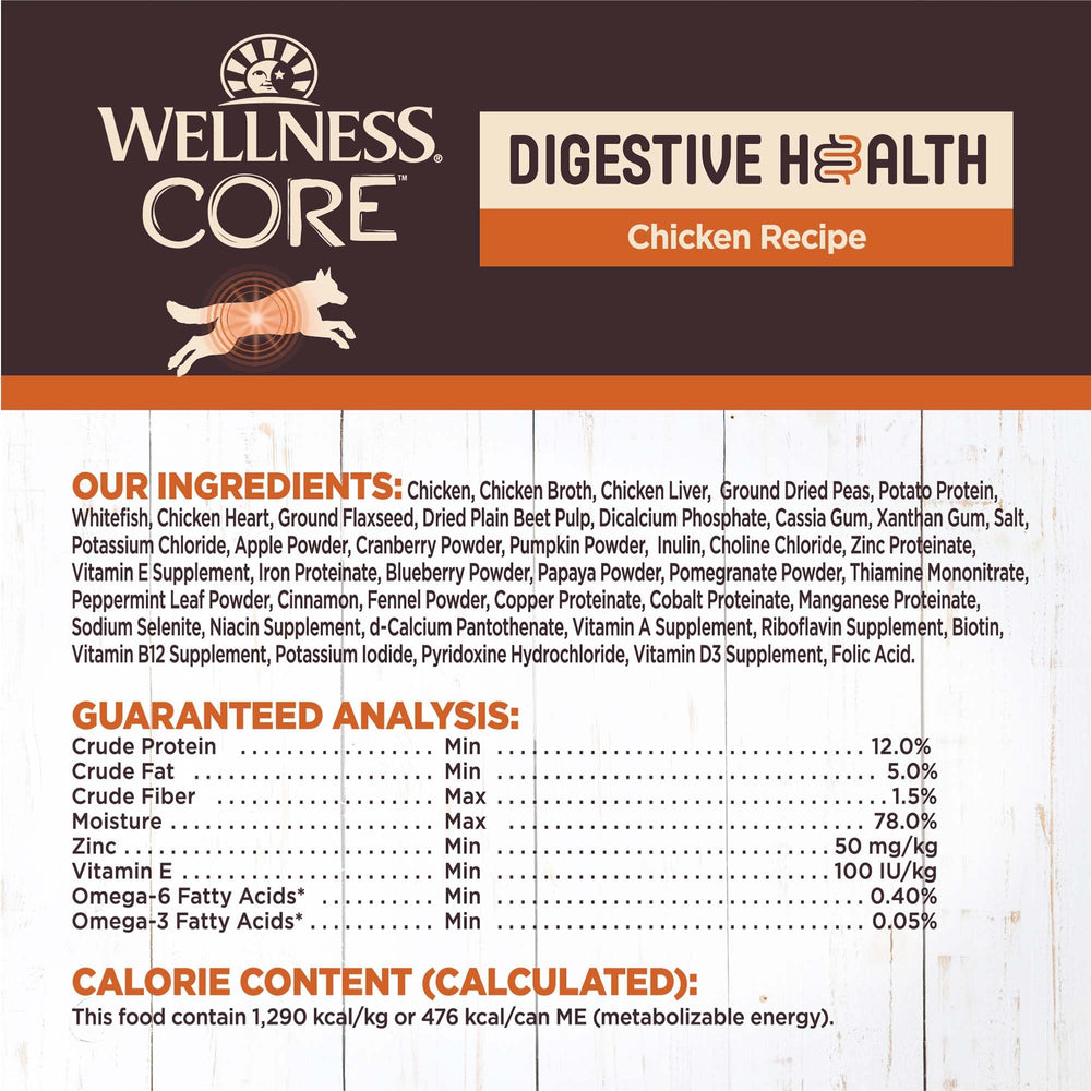 Wellness Core Pâté Sans Cereales Poulet: sans céréales, choix digeste et léger
