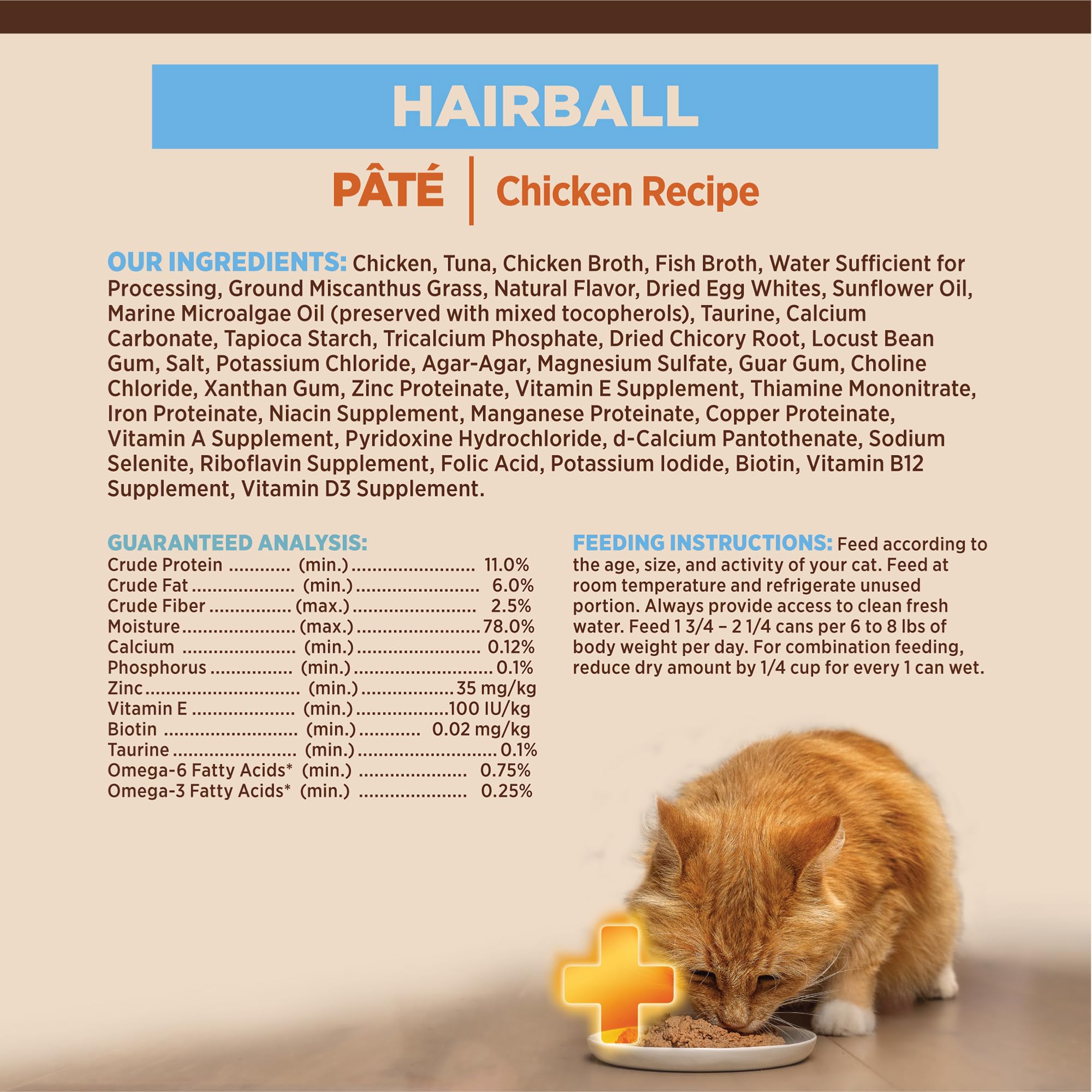 Wellness CORE+ Hairball Pâté Chat pelage lustré et nutritionnellement complet.