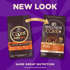Wellness CORE+ morceaux poulet lyophilisés, apport direct en protéines.
