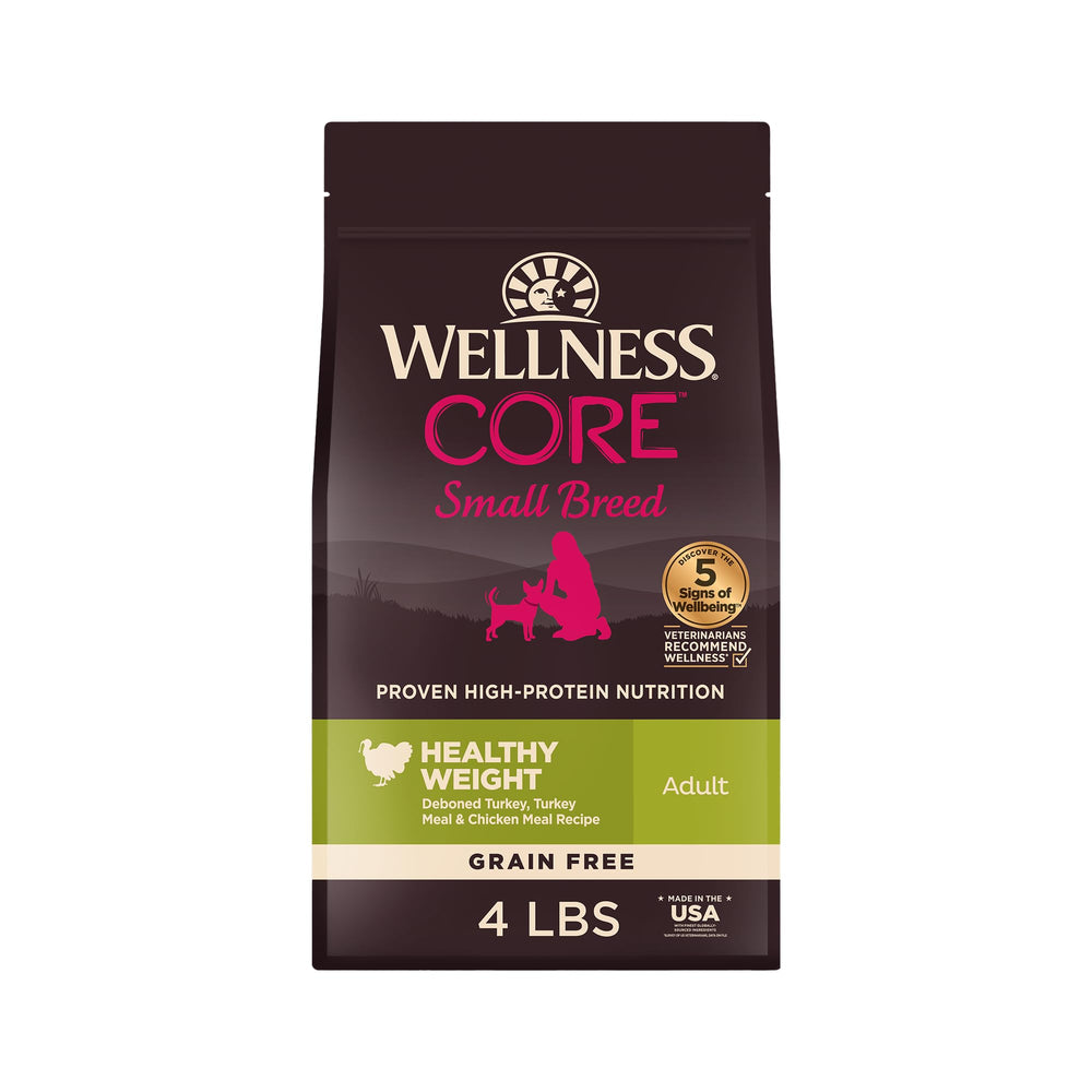 Emballage Wellness CORE Poids sain pour petit chien.