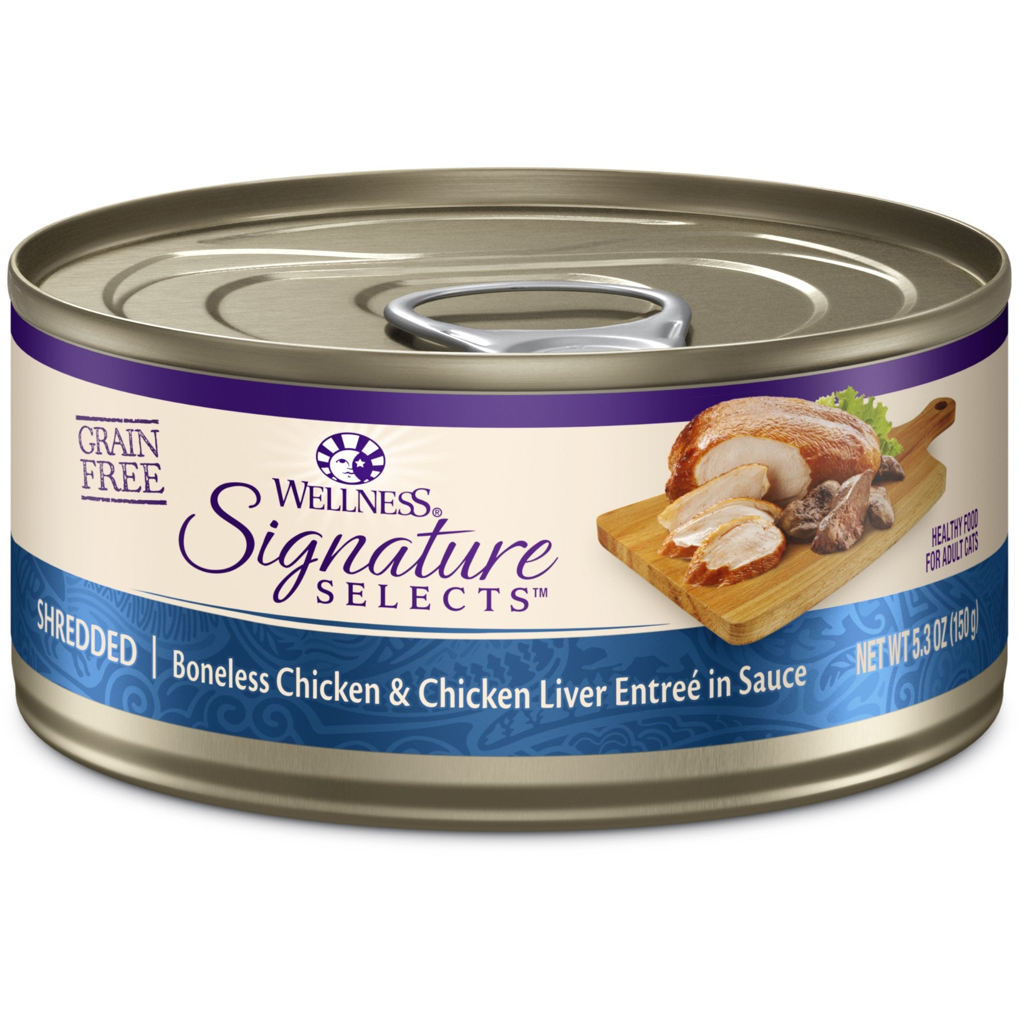 Wellness Core Signature Selects chat poulet émincé en boîte, hydratation et saveur