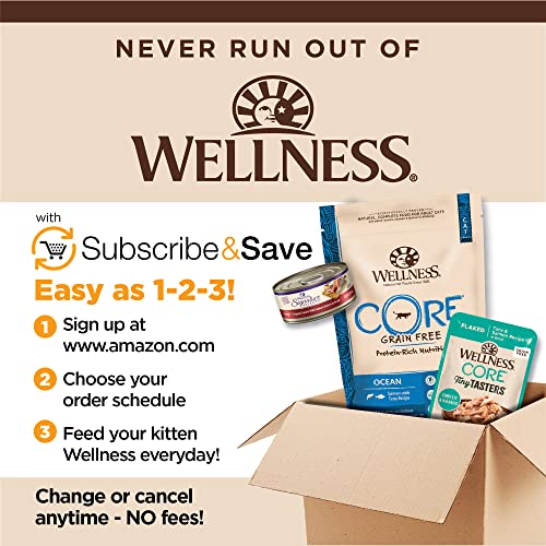 Wellness CORE Tiny Tasters Minced – emballage 12 sachets pour facilité d’utilisation.