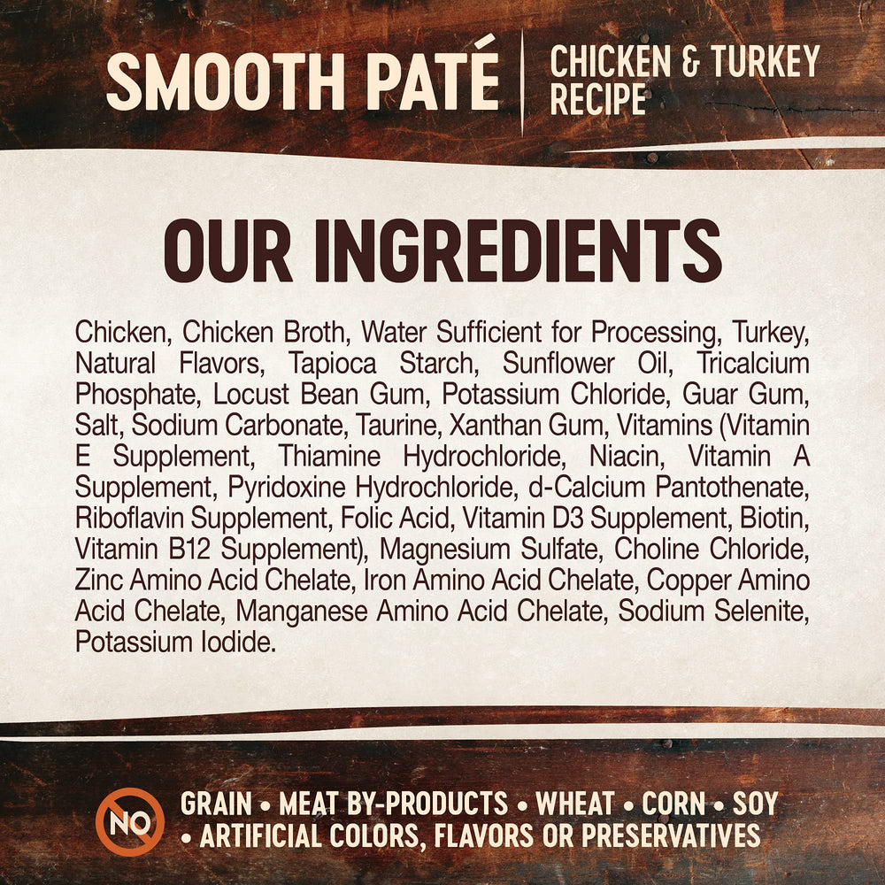Sachet individuel pratique pour un service rapide du Pâté Chat Wellness Core Tiny Tasters.