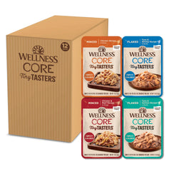 Wellness CORE Tiny Tasters, poche 50 g, repas rapide et propre pour chat adulte