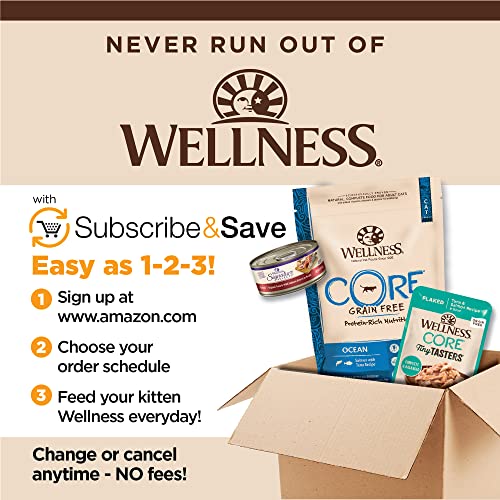 Wellness CORE Tiny Tasters Minced – repas quotidiens pratiques et appétissants pour votre compagnon félin.