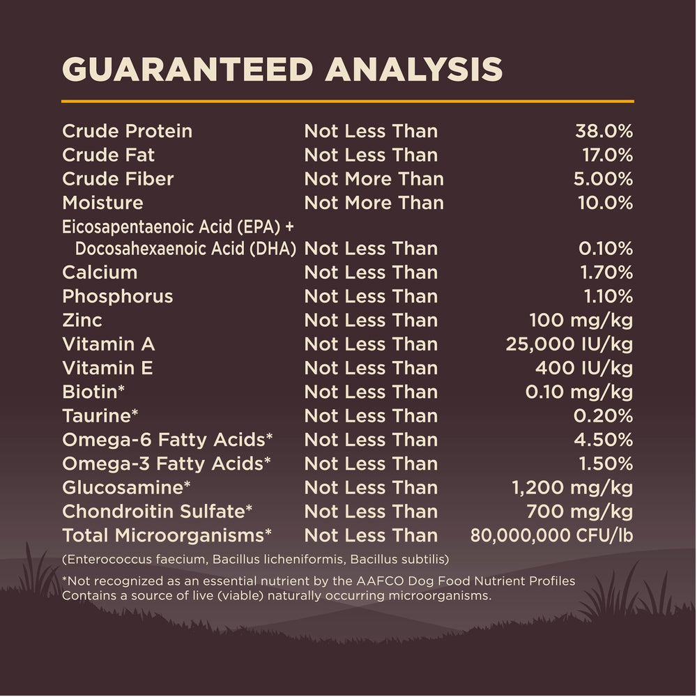 Wellness CORE fabrication américaine avec ingrédients non-OGM.