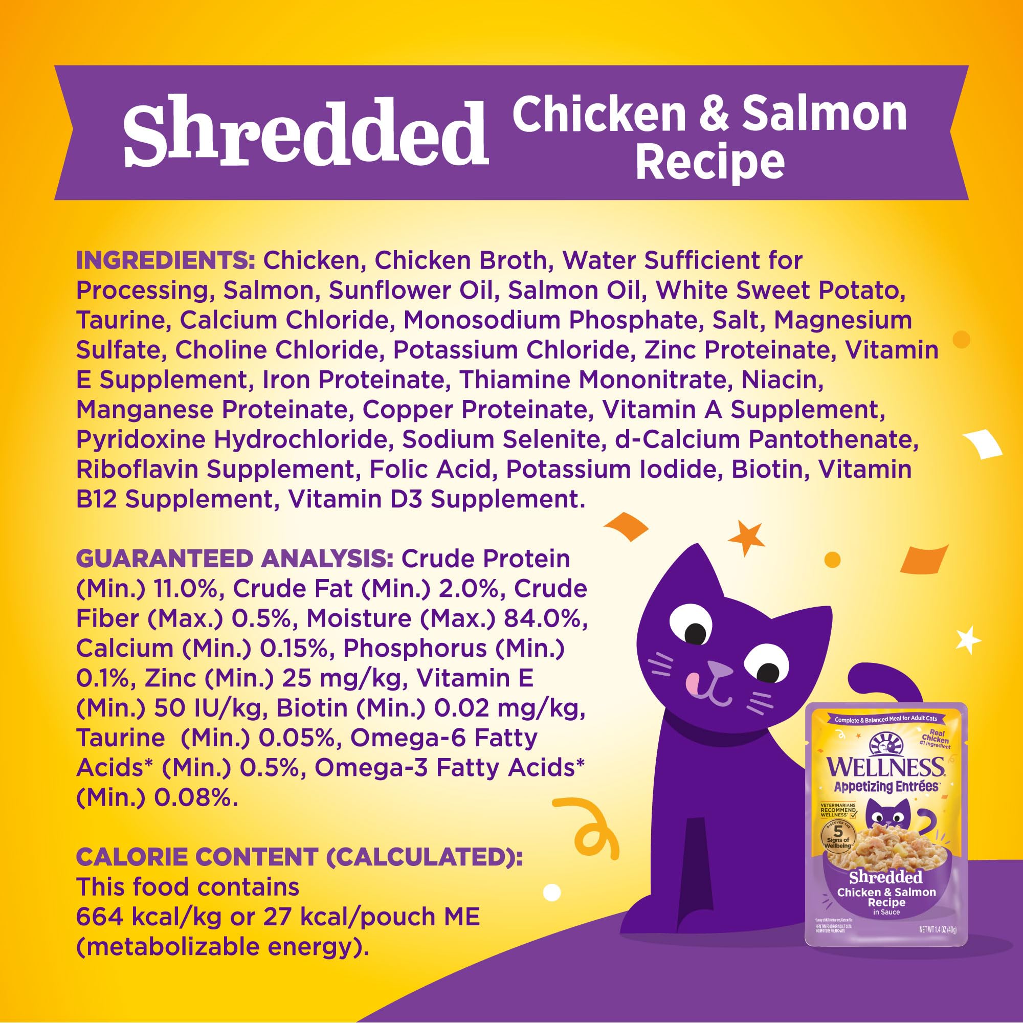 Rotation des saveurs Wellness Appetizing Entrées pour l’intérêt du chat