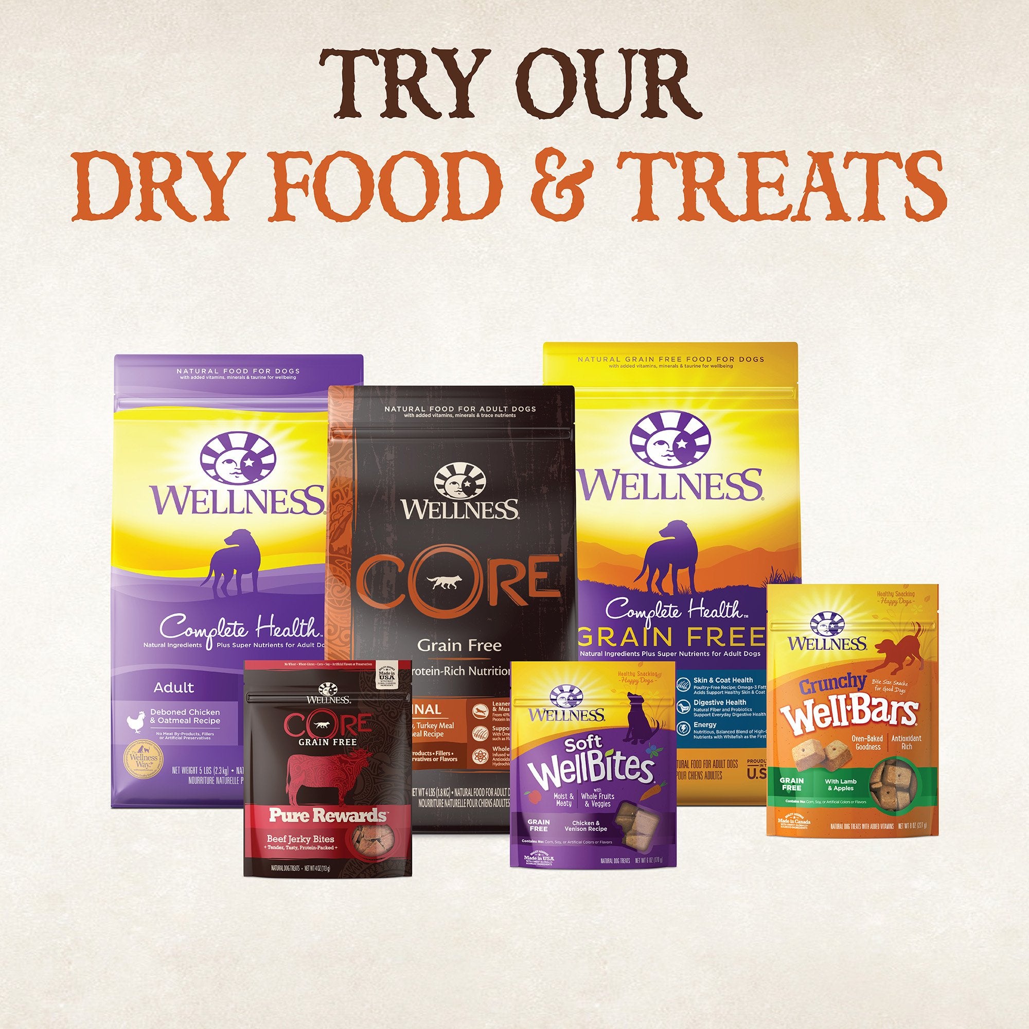 Wellness formulation 95% viande, texture pate attrayante pour chiens gourmands.