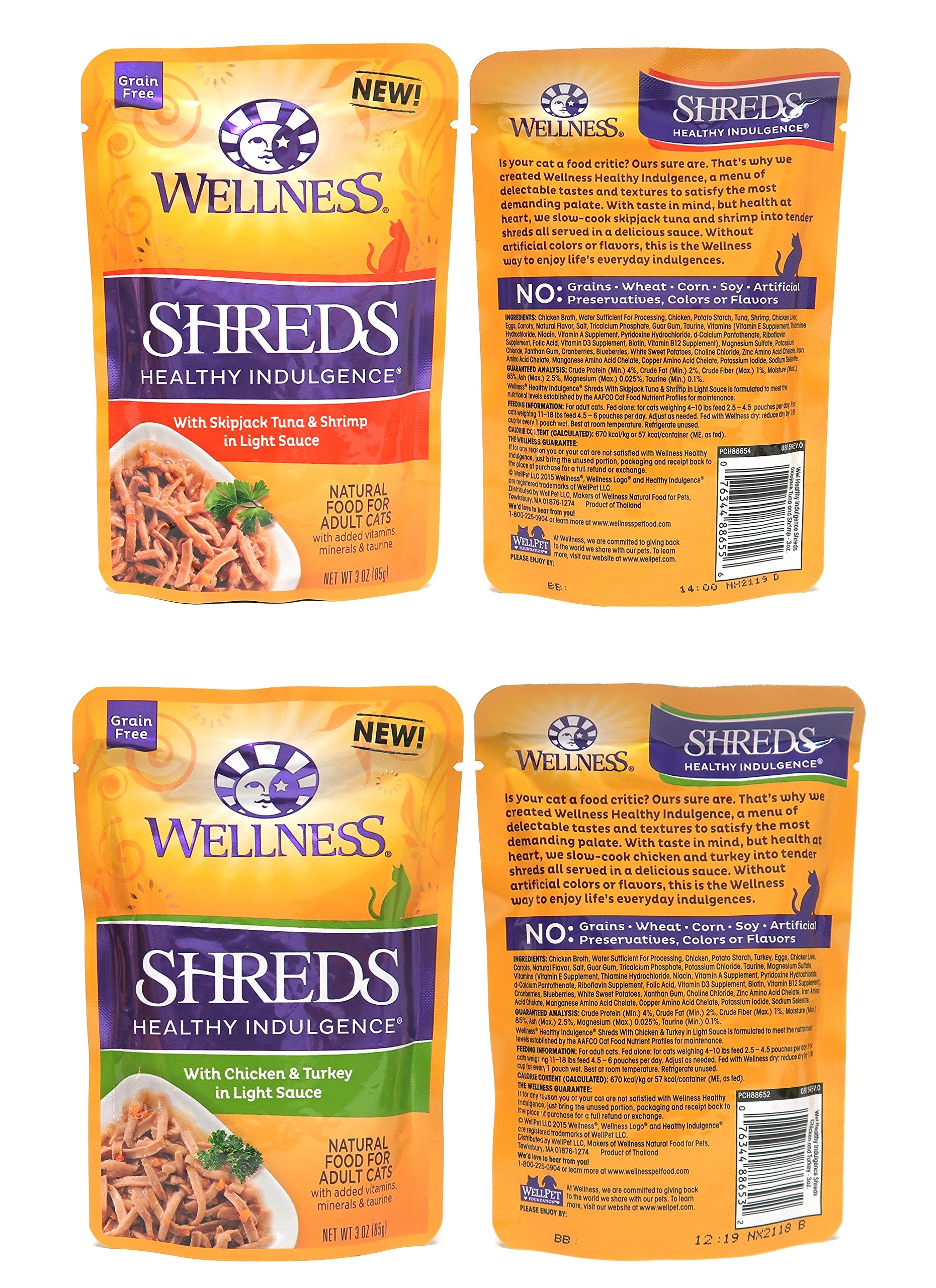 Wellness Healthy Indulgence sauces nappantes pour chat, thon et dinde en sauce onctueuse