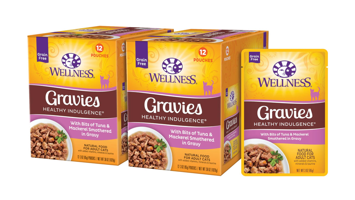 Wellness Healthy Indulgence Gravies, sachet pratique pour repas sans dégâts.