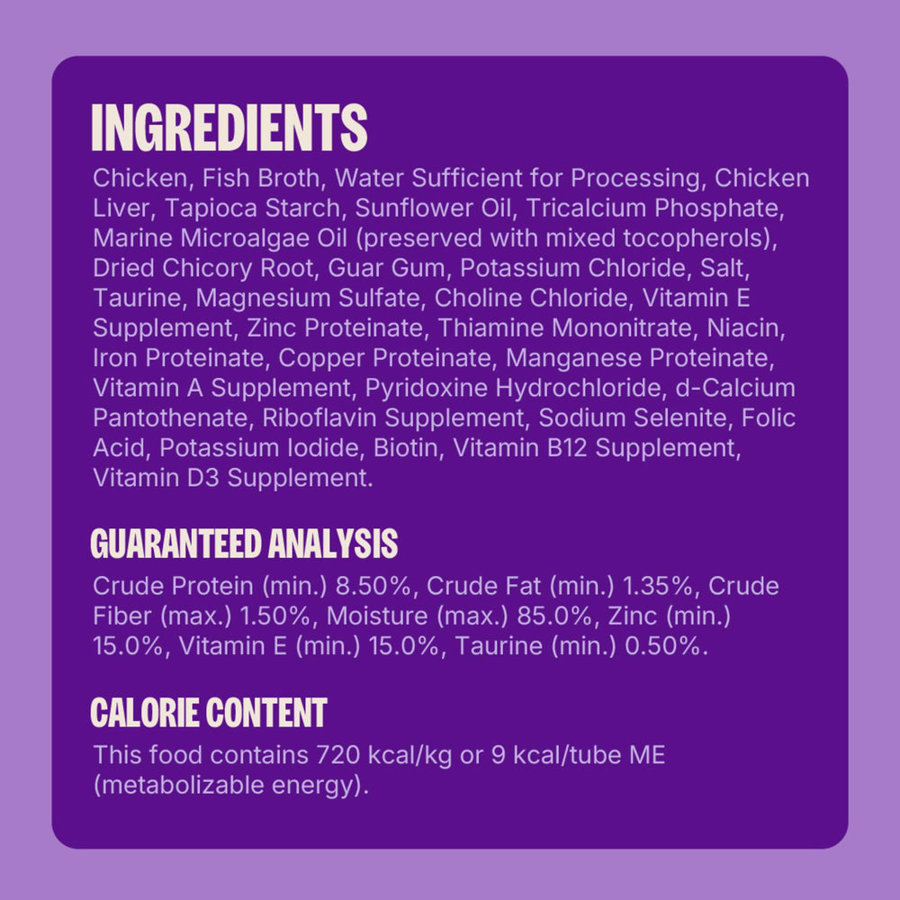 Ingrédients naturels Wellness sans céréales, saveur poulet.