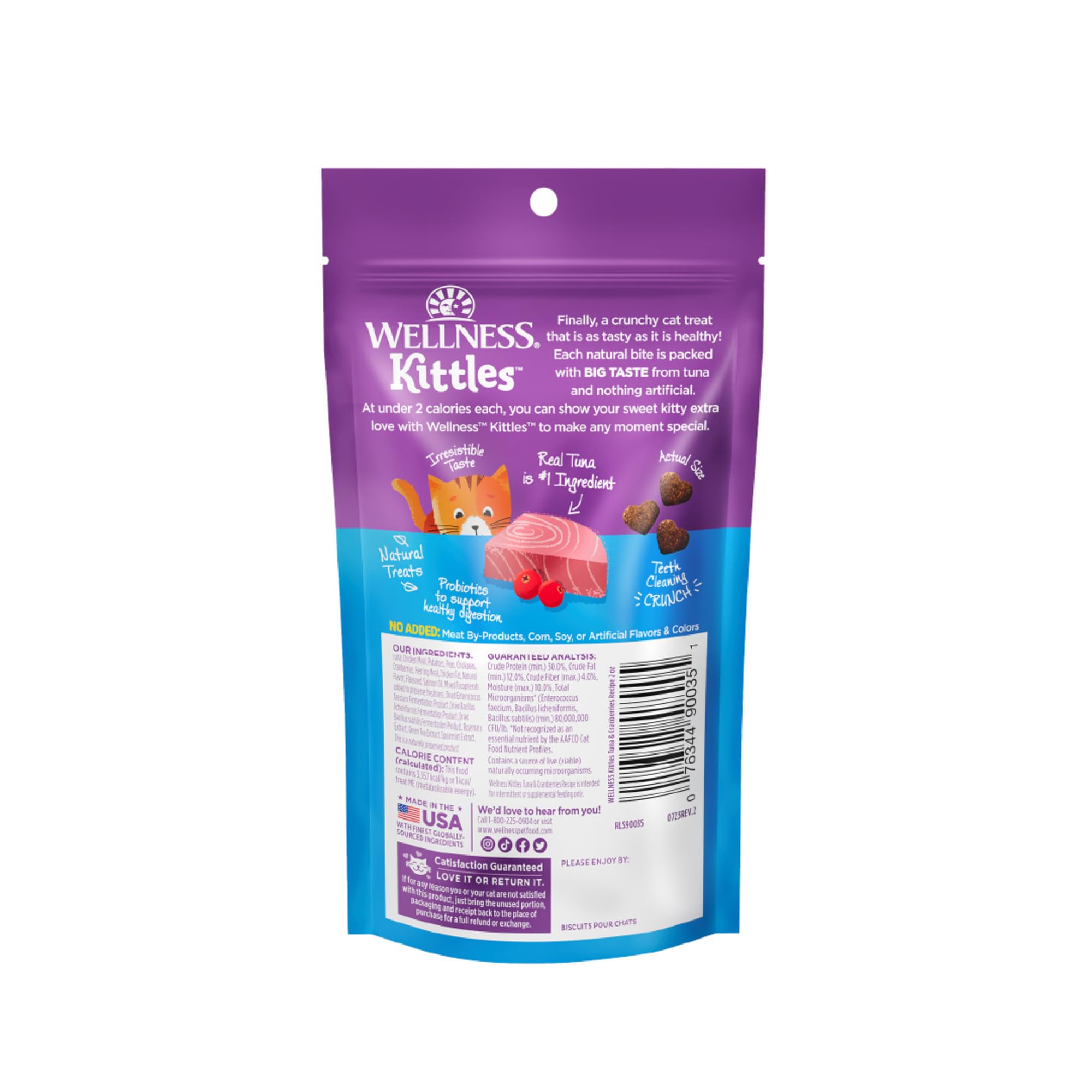 Emballage pratique et réutilisable Wellness Kittles
