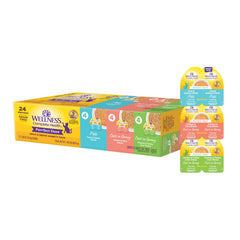 Wellnes Purrfect Duos coupe pâté thon-saumon, repas pratique et savoureux pour chat adulte.