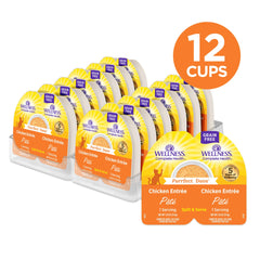 Wellness Purrfect Duos Pâté Poulet – portion double pratique pour deux repas.