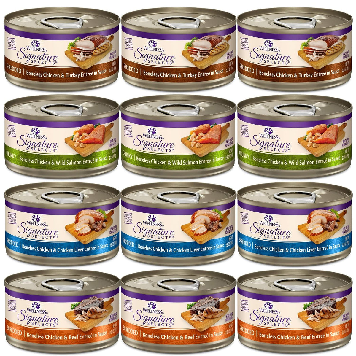 Wellness Signature: poulet en morceaux dans une sauce gourmande pour chat.