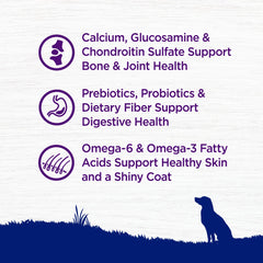 Wellness soutient les articulations avec glucosamine.