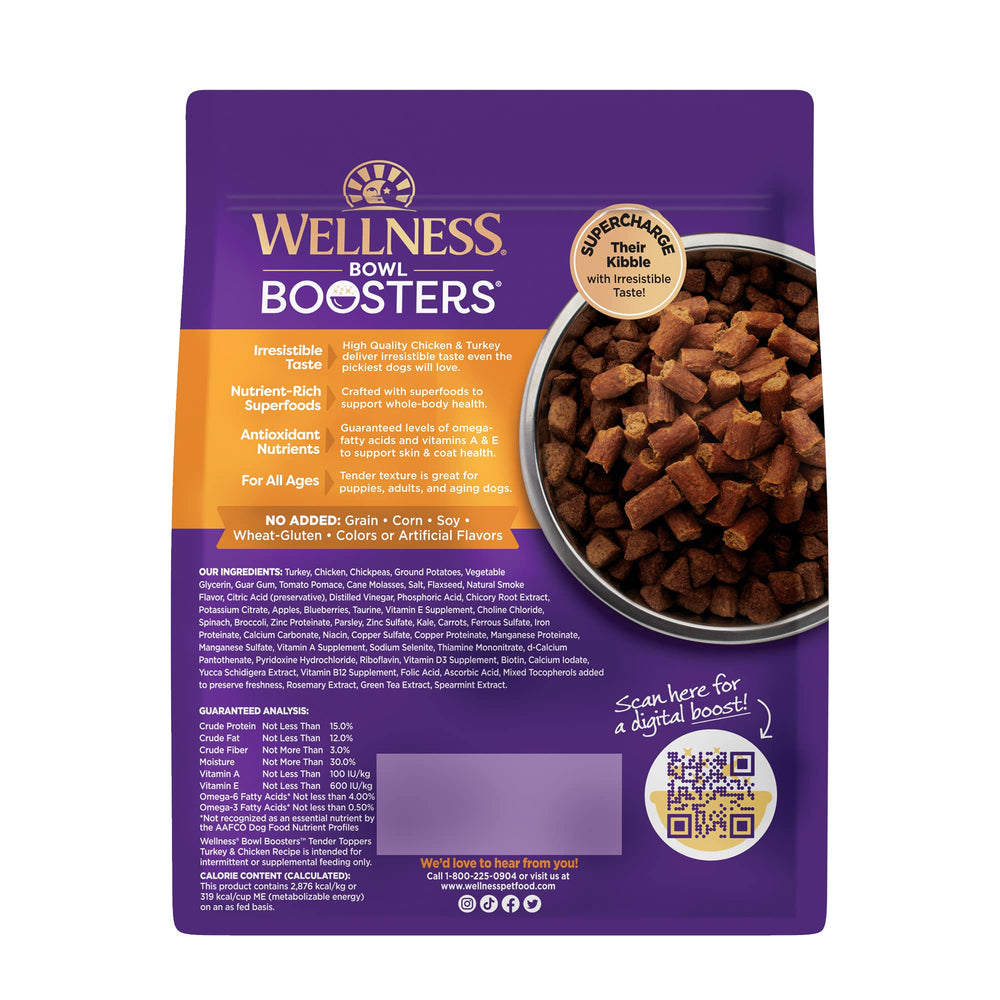 Wellness Tender Bowl Boosters: poulet et dinde pour rehausser les repas.