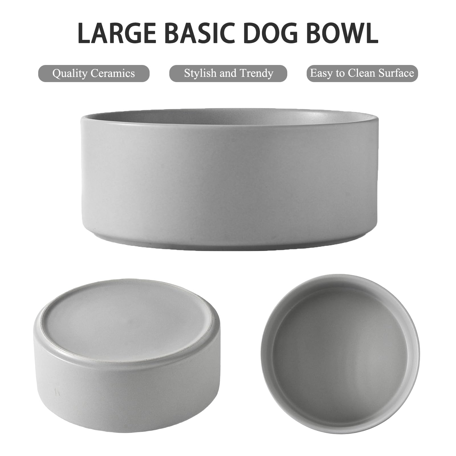 Welloyed bol ceramique anti-vomissements avec socle bambou anti-dérapant, sécurité lors des repas.