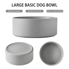 Welloyed bol ceramique anti-vomissements avec socle bambou anti-dérapant, sécurité lors des repas.