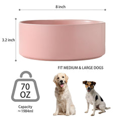 Bol Welloyed au design mate rose, élégant et moderne dans la cuisine.