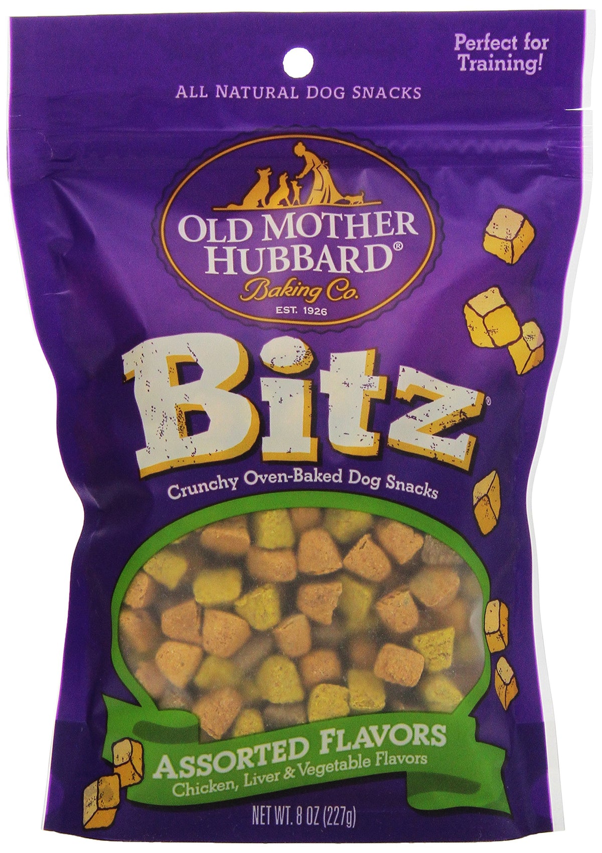Wellpet Bitz friandises assorties en emballage de 8 onces pour récompenser votre animal.