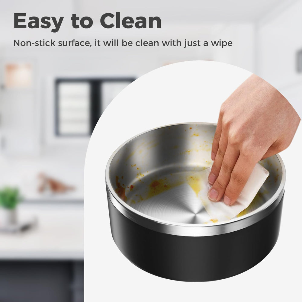 Capacité 64 oz du bol Wenbokmin, idéal pour nourriture et eau.