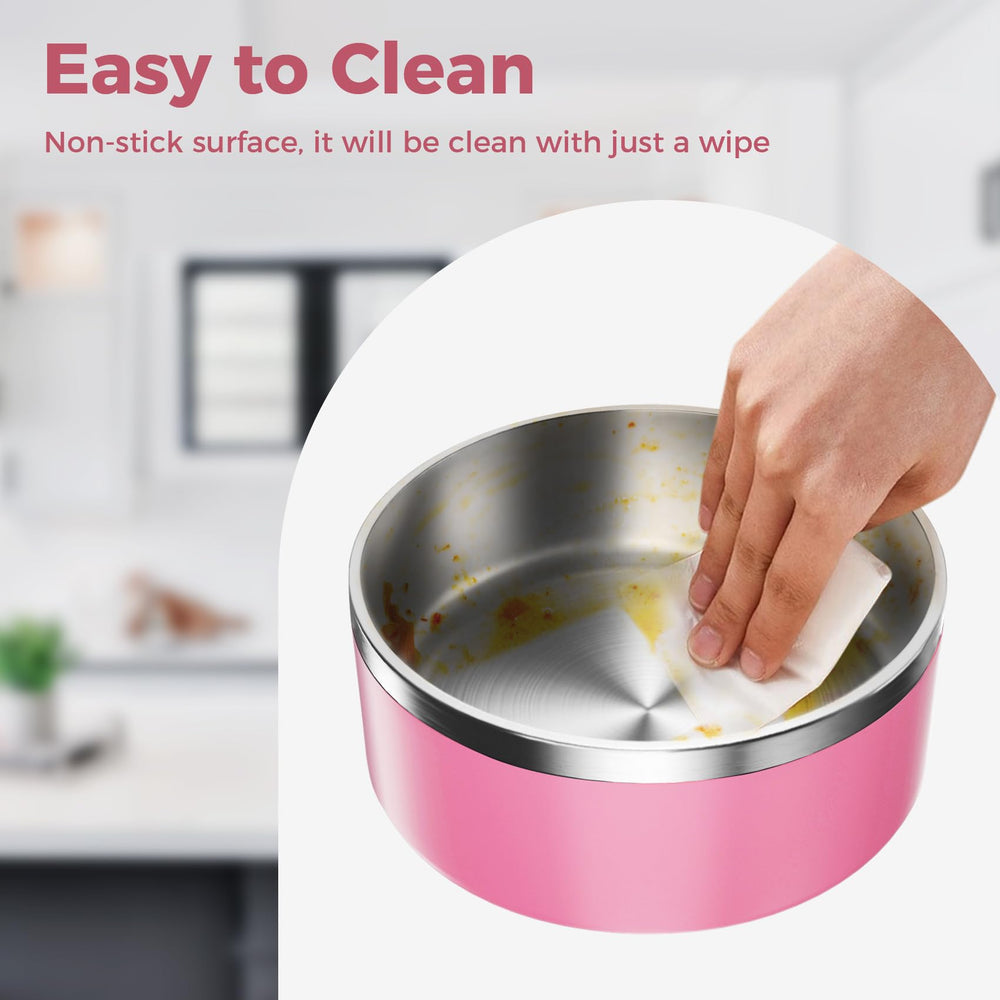 Bol WENBOKMIN couleur rose pour chien au style moderne.
