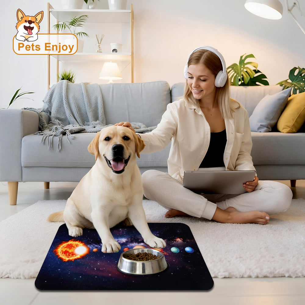 Tapis Wenininok pour distributeur automatique — pratique sous bol et près des repas
