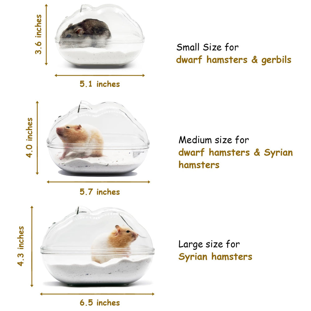Wenriko bac sable hamster base profonde pour maintenir le sable en place