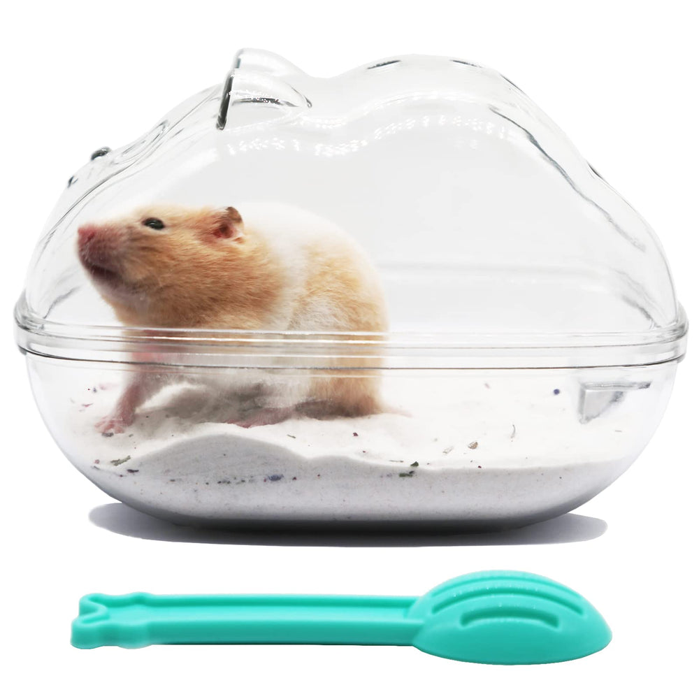 Wenriko conteneur-bain-sable-hamster: grande capacité et observation facile du comportement de votre hamster.