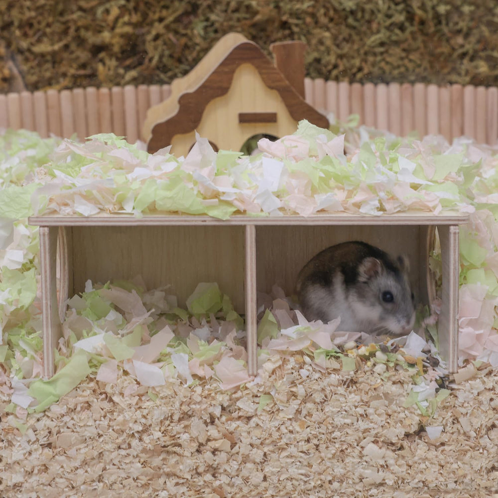 Wenriko Hamster Peep Tunnel plateforme imperméable facilitant le nettoyage.