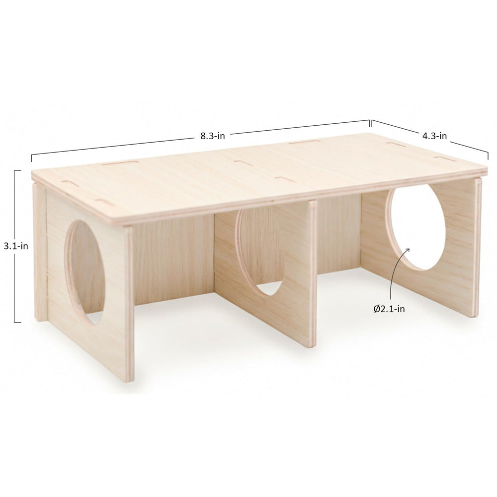 Wenriko Hamster Peep Tunnel sans clous pour une construction sûre.