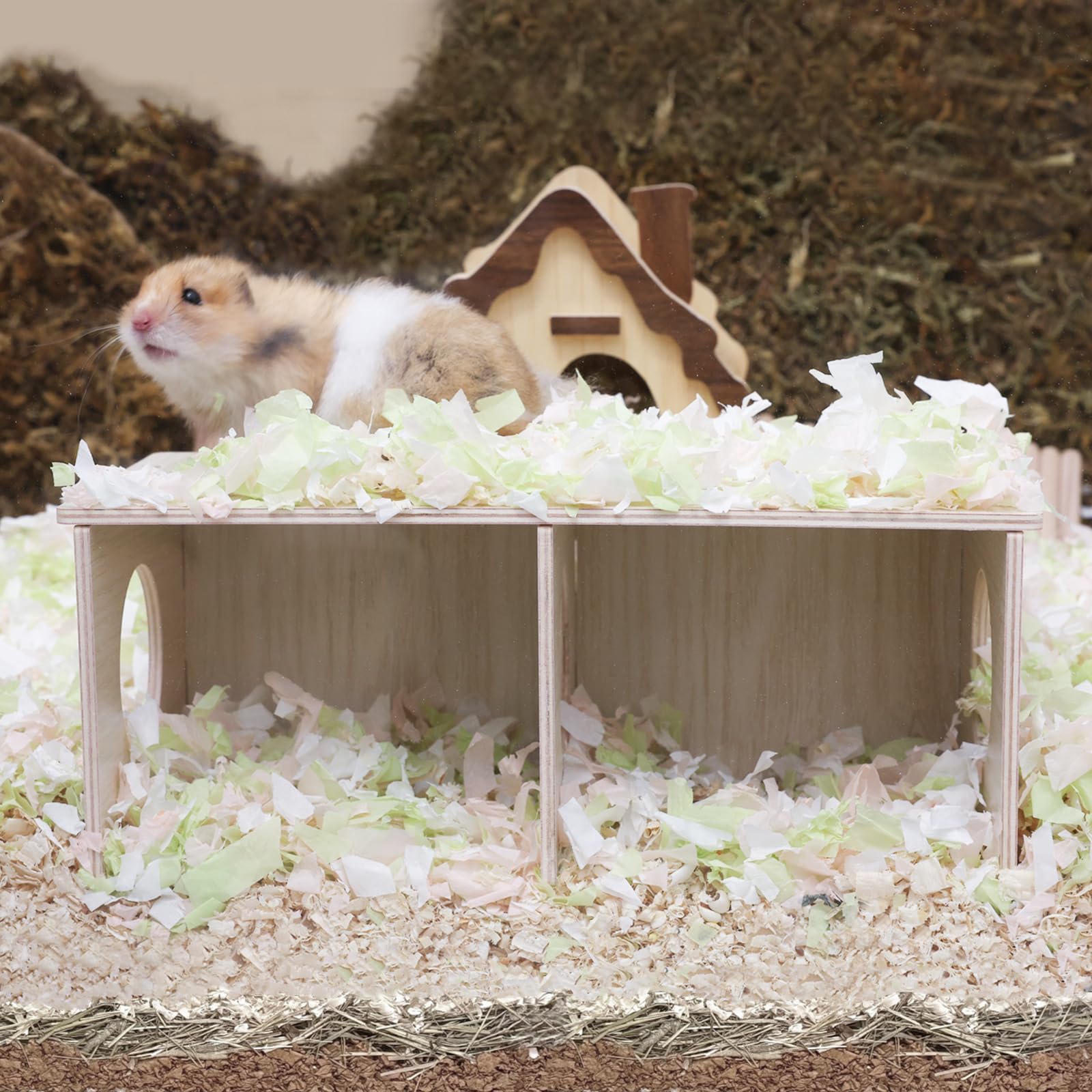 Plateforme étanche du Wenriko Hamster Peep Tunnel, nettoyage rapide.