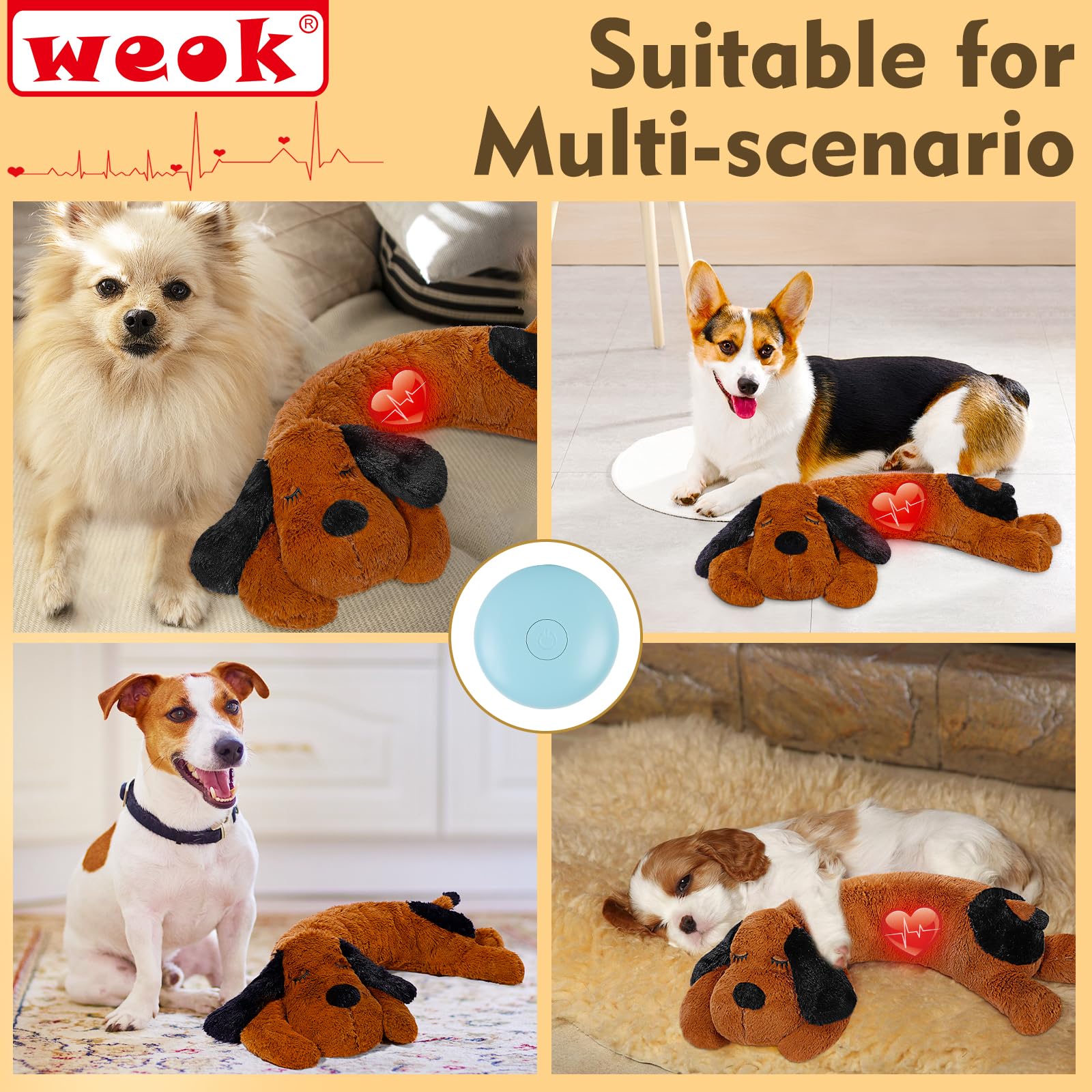 Doudou WEOK durable et lavable en machine.