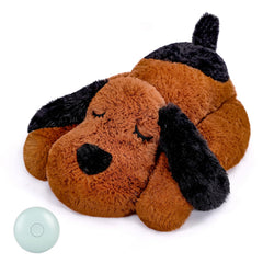 WEOK peluche chiot rythme battement pour apaiser l'anxiété nocturne.