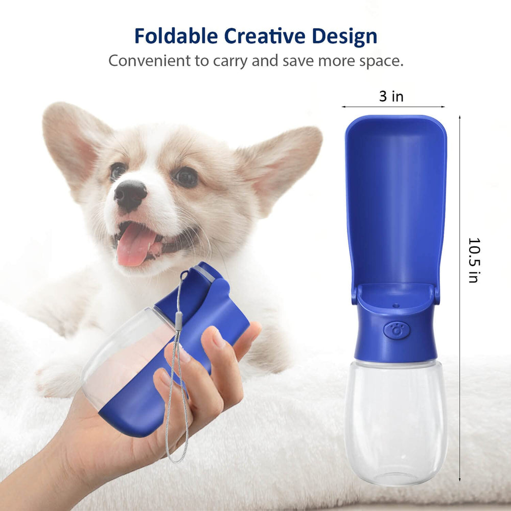 WePet bol pliable intégré offrant un accès rapide à l'eau pour votre chien.