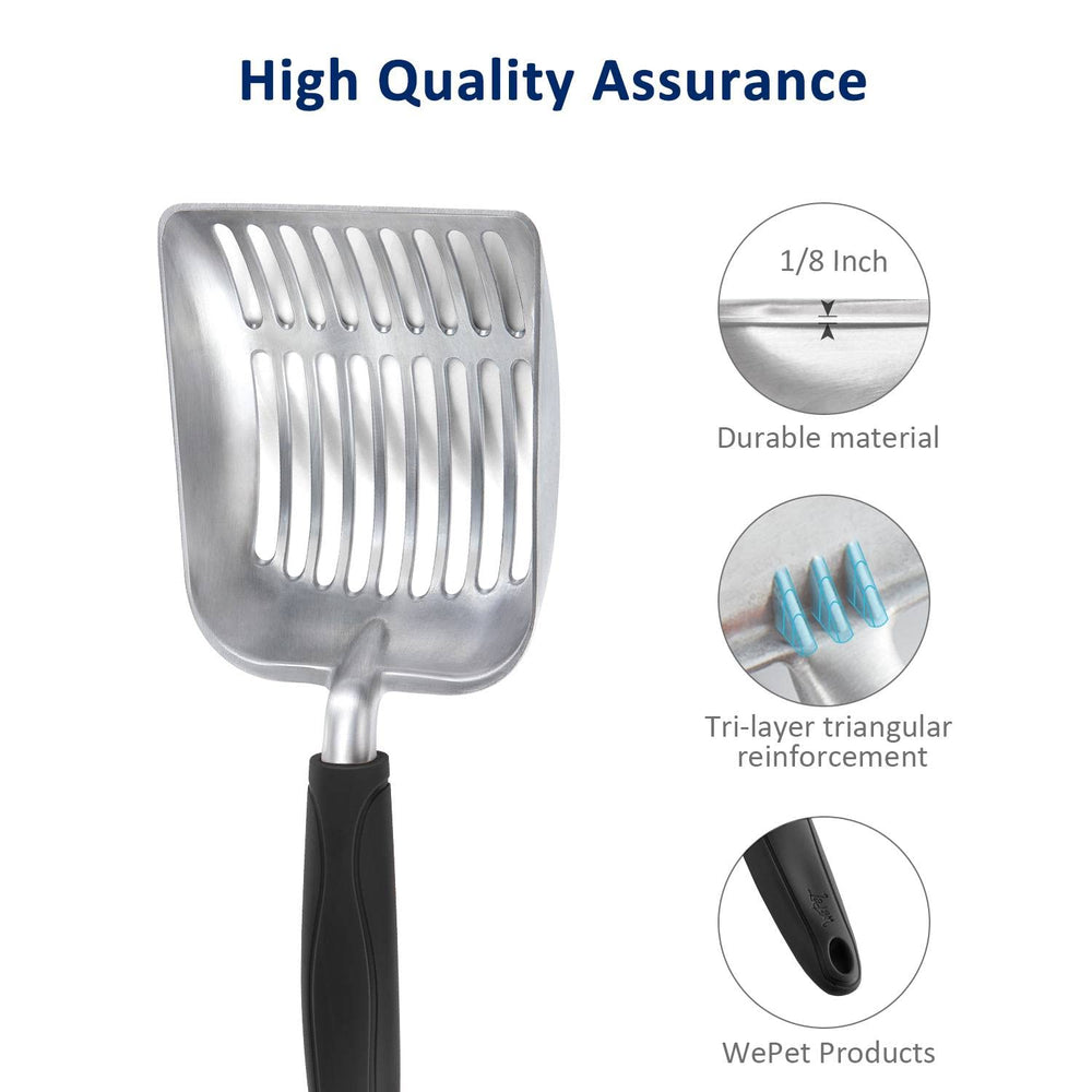 WePet bord-tranchant-efficace — aide à défaire les amas pour nettoyer plus facilement.